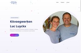 Screenshot van ons project voor Online en offline design voor Kitvoegluc