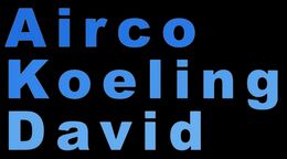 Logo van Airco Koeling David, een tevreden klant van CKX