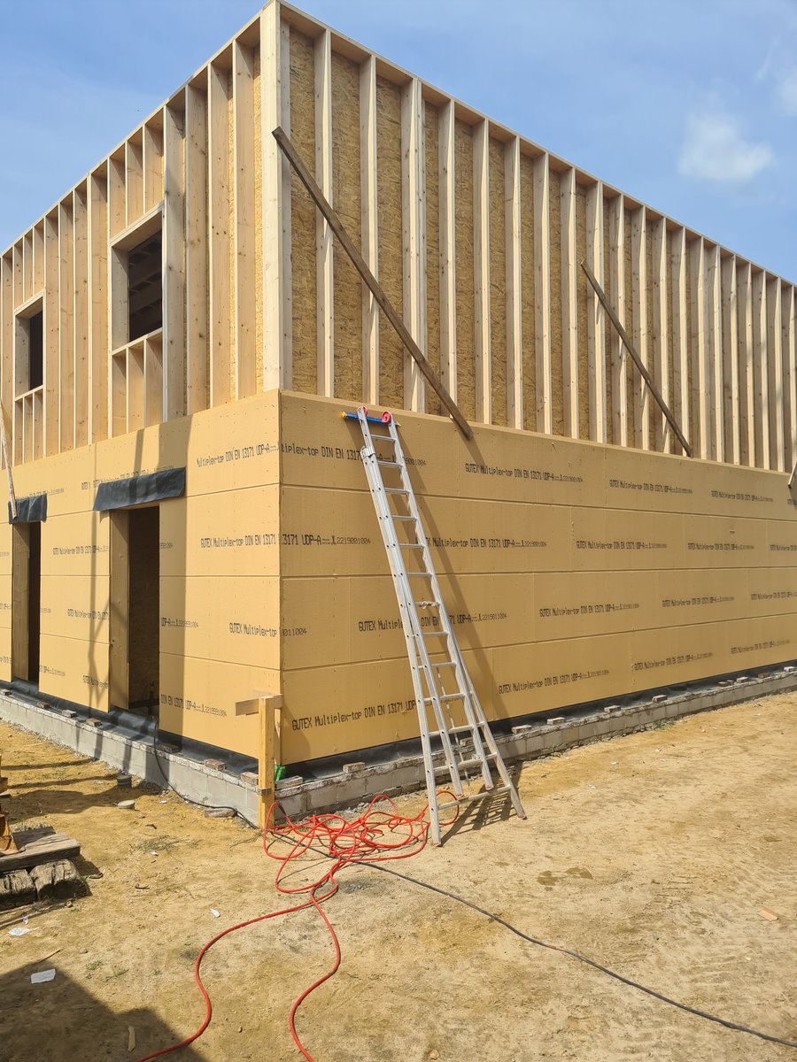 Houtskeletbouw gedaan door Bongaerts D.