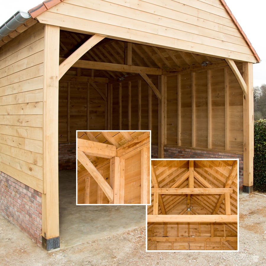 Houten carport gemaakt door Bongaerts D.