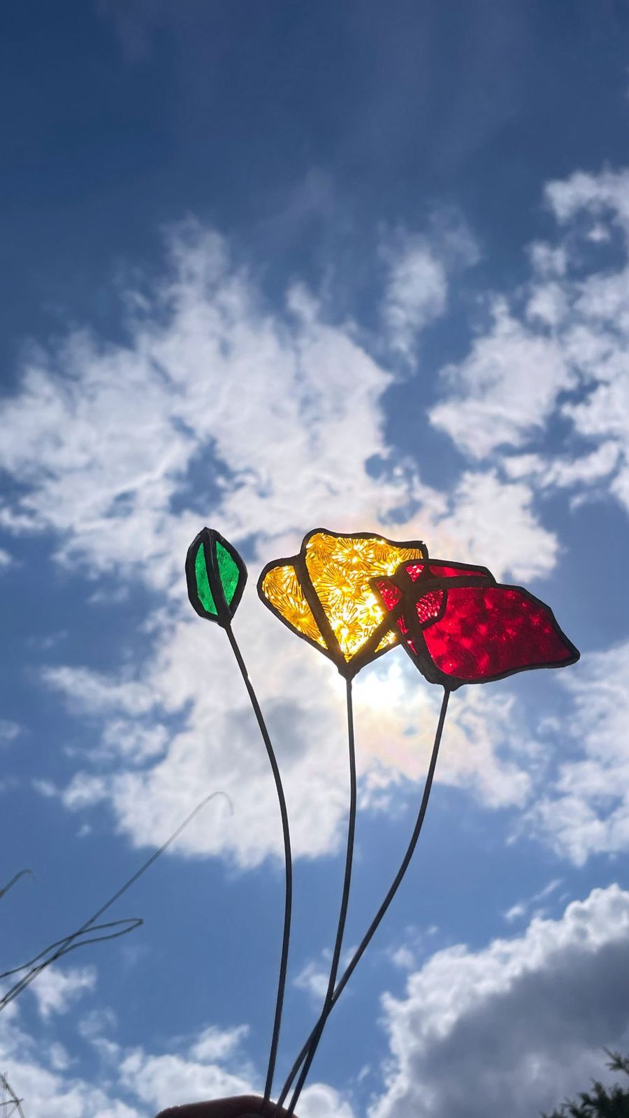 Extra foto van Glas in lood: bloemen